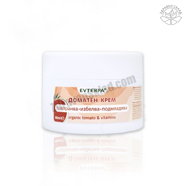 Доматен крем за лице 80 мл - Evterpa Evterpa Face Cream with Tomato 80 ml