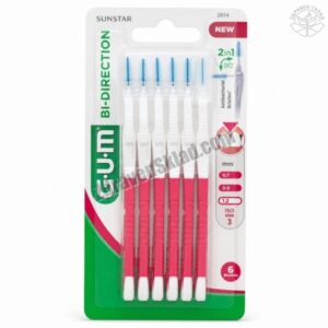 Интердентални четки за зъби Bi-Direction 1,2 мм х 6 бр. – GUM GUM Bi-Direction Interdental Brushes 1.2 mm x 6 pcs