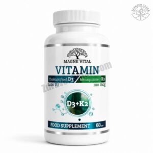 Витамин D3 + K2 таблетки х 60 - MAGNE VITAL Magne Vital Vitamin D3 + K2 Tablets x 60