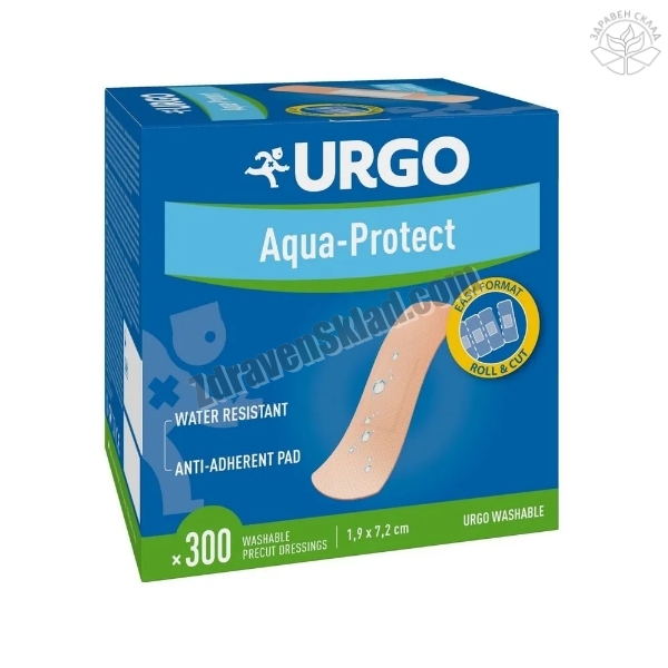 Урго Миещ се пластир 19 x 72 мм х 300 бр. - URGO Urgo Washable Plasters 19 x 72 mm x 300