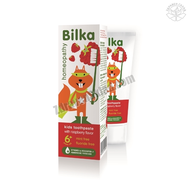 Паста за зъби за деца над 6 години 50 мл - Bilka Homeopathy Bilka Homeopathy Kids Toothpaste 6+ Raspberry
