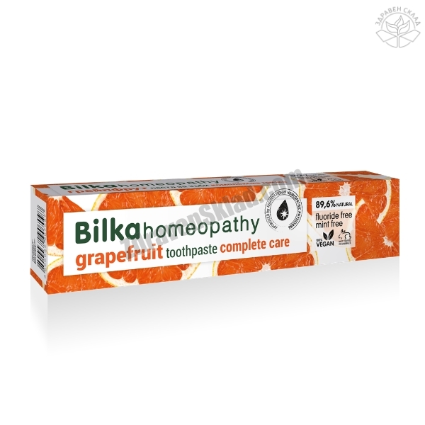 Паста за зъби Грейпфрут 75 мл - Bilka Homeopathy Bilka Homeopathy Grapefruit Toothpaste Complete Care