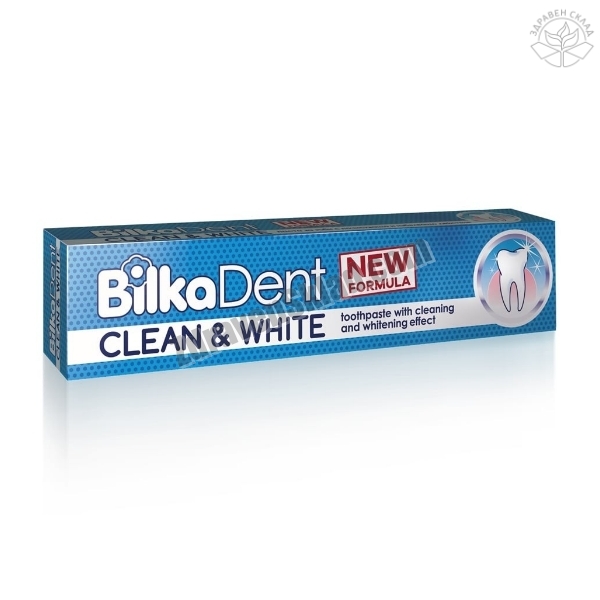 Паста за зъби Избелваща 75 мл - BilkaDent BilkaDent Clean & White Toothpaste