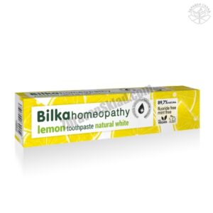 Паста за зъби Лимон 75 мл - Bilka Homeopathy Bilka Homeopathy Natural White Lemon Toothpaste
