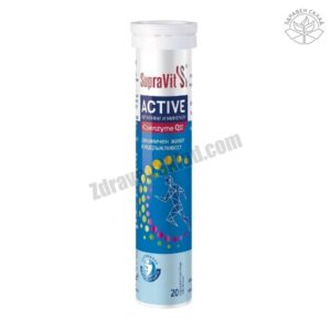 Суправит Актив ефервесцентни таблетки х20 Supravit Active – Vitamins, Minerals & Coenzyme Q10
